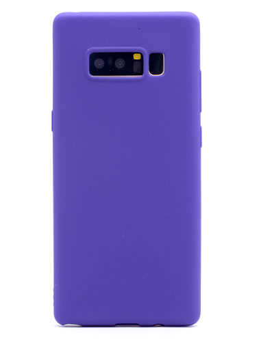 Galaxy Note 8 Kılıf Zore Premier Silikon Kapak Mor
