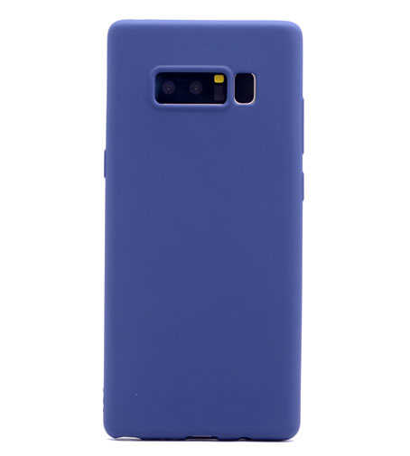 Galaxy Note 8 Kılıf Zore Premier Silikon Kapak Lacivert