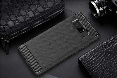 Galaxy Note 8 Kılıf Zore Room Silikon Kapak Siyah