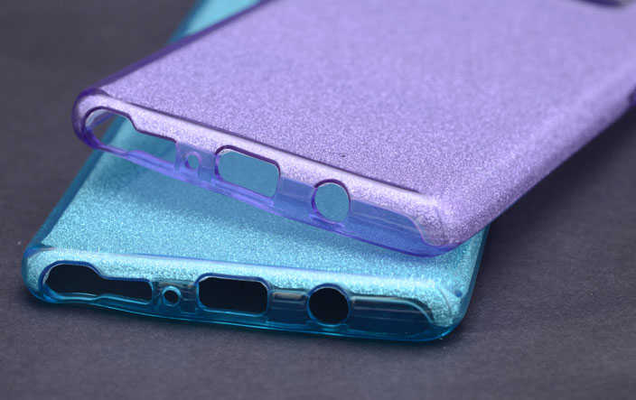 Galaxy Note 8 Kılıf Zore Shining Silikon Kırmızı