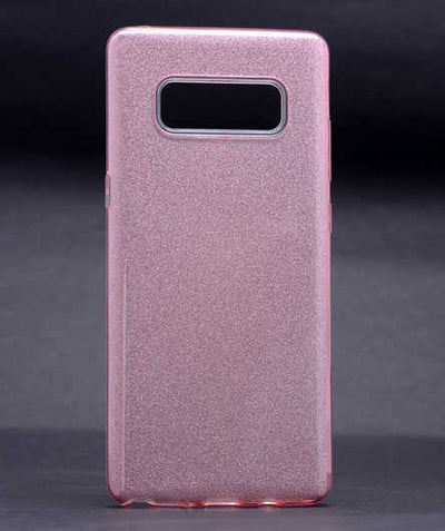 Galaxy Note 8 Kılıf Zore Shining Silikon Rose Gold