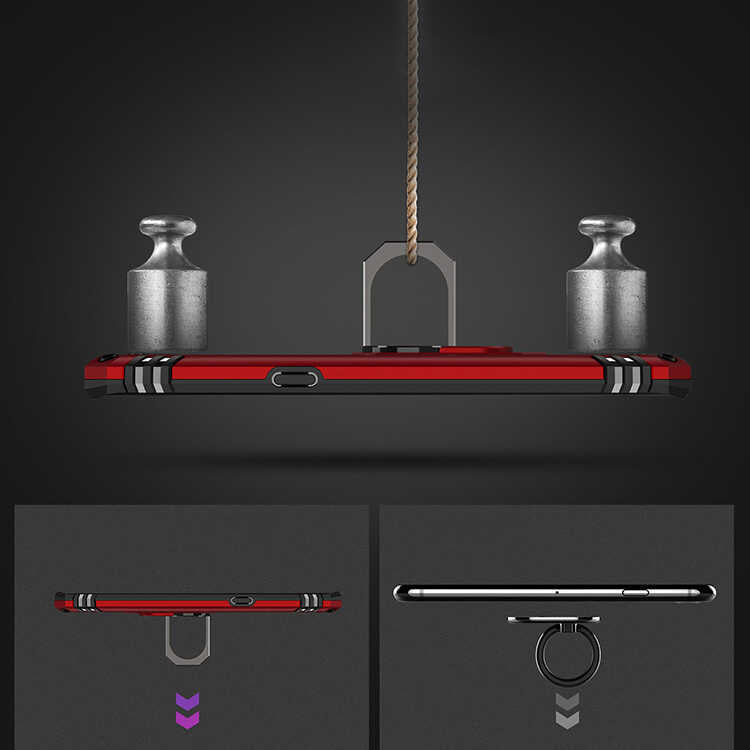 Galaxy Note 8 Kılıf Zore Vega Kapak Kırmızı