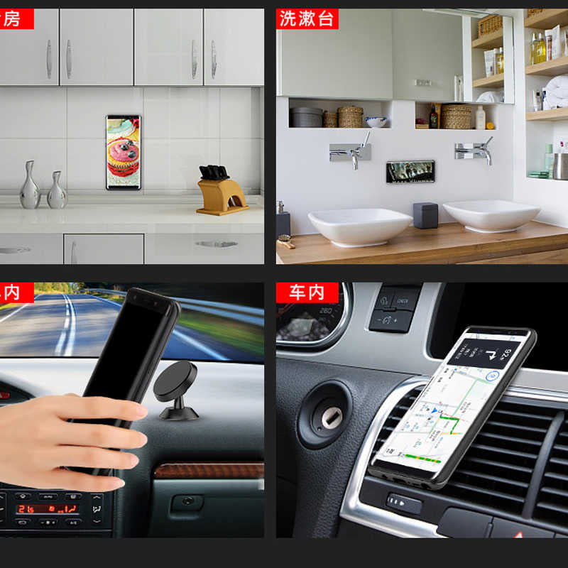 Galaxy Note 8 Kılıf Zore Wave Standlı Mıknatıslı Kapak Lacivert