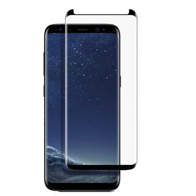 Galaxy Note 8 Zore Kavisli Full Yapışkanlı Cam Ekran Koruyucu Siyah