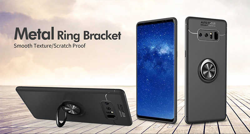 Galaxy Note 8 Kılıf Zore Ravel Silikon Kapak Mavi