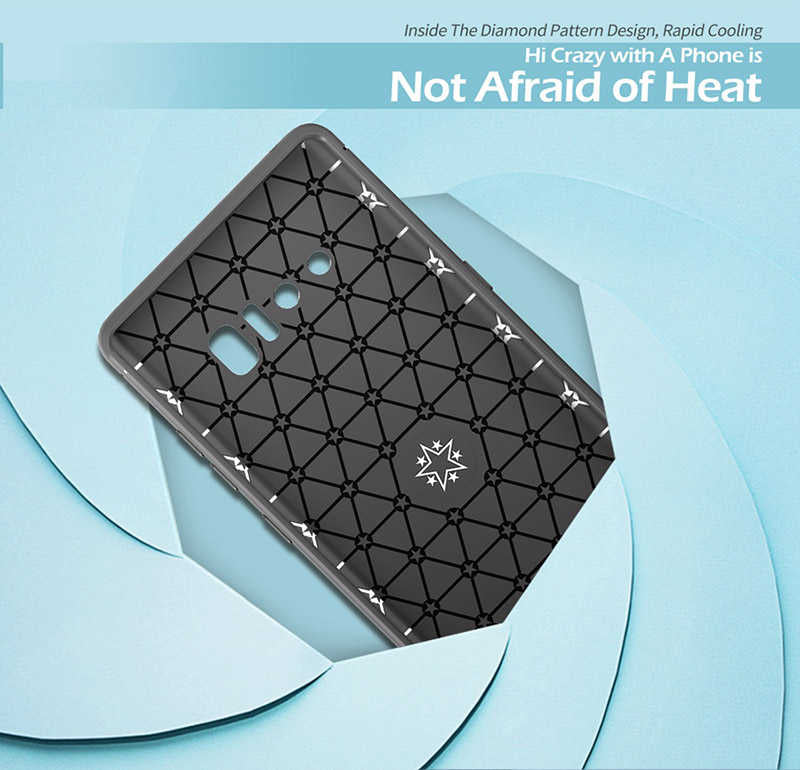 Galaxy Note 8 Kılıf Zore Ravel Silikon Kapak Siyah-Kırmızı