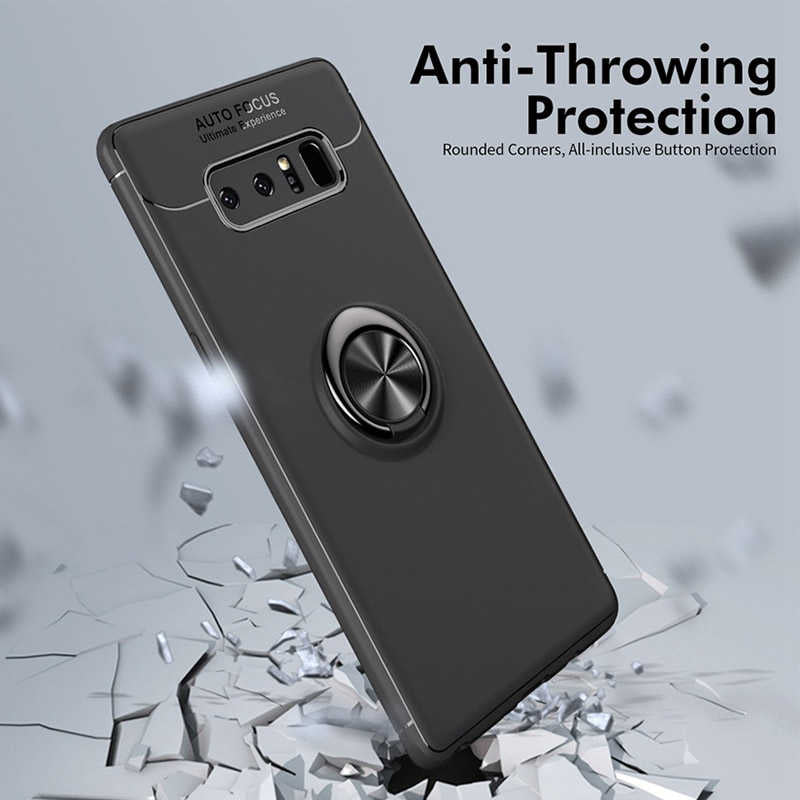 Galaxy Note 8 Kılıf Zore Ravel Silikon Kapak Mavi