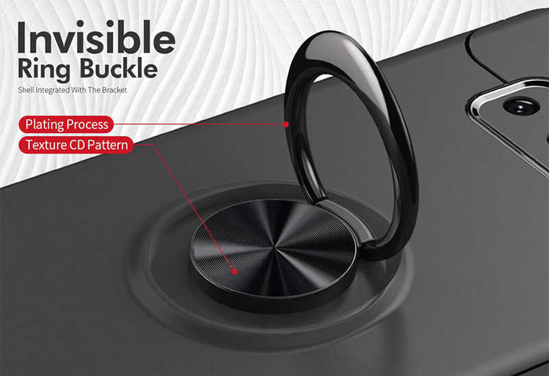 Galaxy Note 8 Kılıf Zore Ravel Silikon Kapak Siyah-Rose Gold