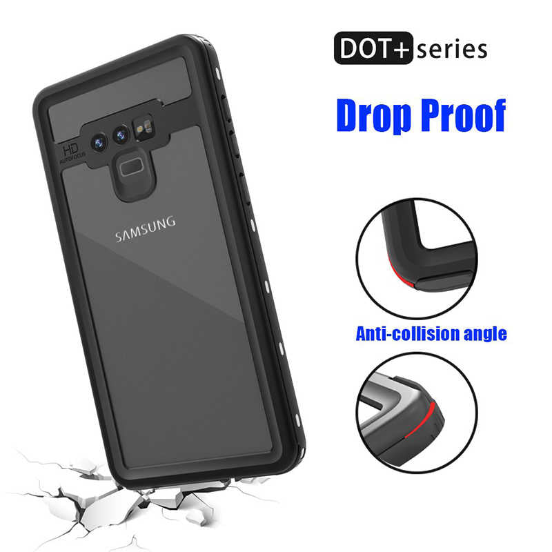 Galaxy Note 9 Kılıf Zore 1-1 Su Geçirmez Kılıf Siyah