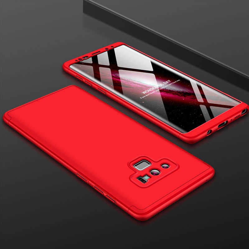 Galaxy Note 9 Kılıf Zore Ays Kapak Kırmızı