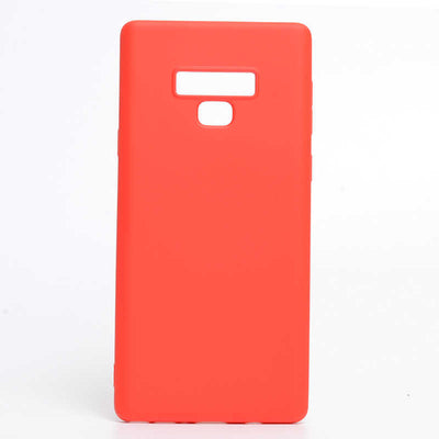 Galaxy Note 9 Kılıf Zore İnci Silikon Kırmızı
