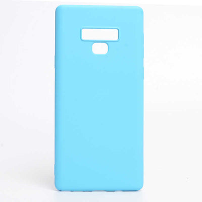 Galaxy Note 9 Kılıf Zore İnci Silikon Mavi Açık