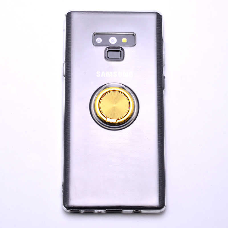 Galaxy Note 9 Kılıf Zore Les Silikon Gold