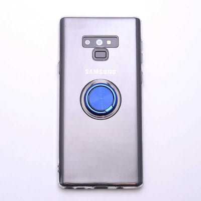 Galaxy Note 9 Kılıf Zore Les Silikon Mavi
