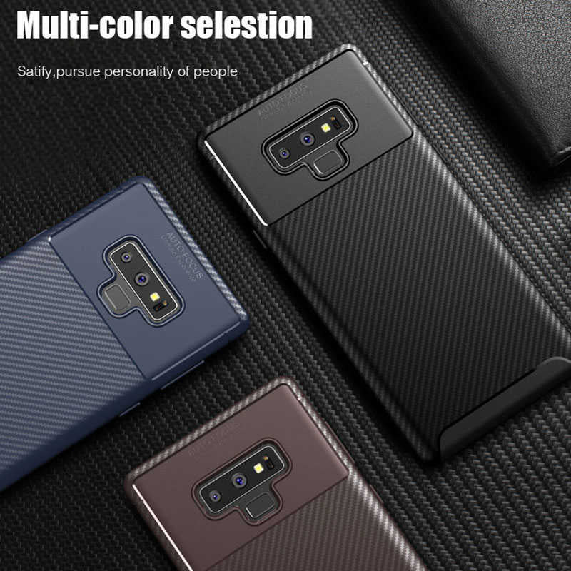 Galaxy Note 9 Kılıf Zore Negro Silikon Kapak Lacivert