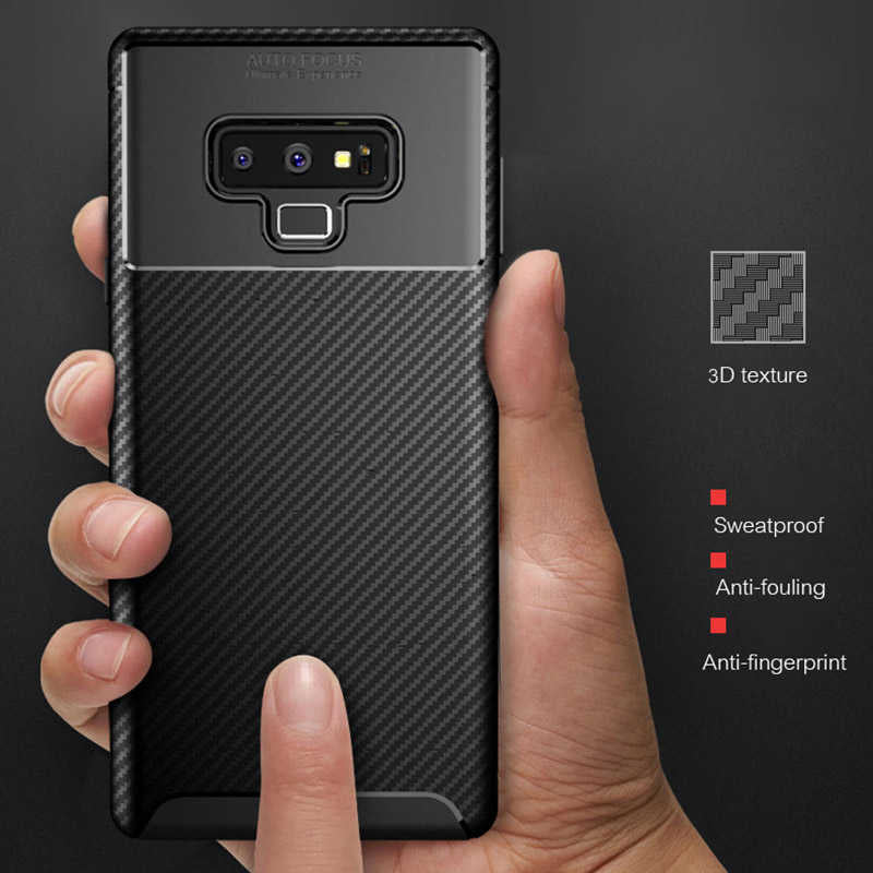 Galaxy Note 9 Kılıf Zore Negro Silikon Kapak Lacivert