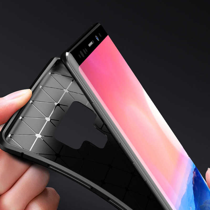 Galaxy Note 9 Kılıf Zore Negro Silikon Kapak Lacivert
