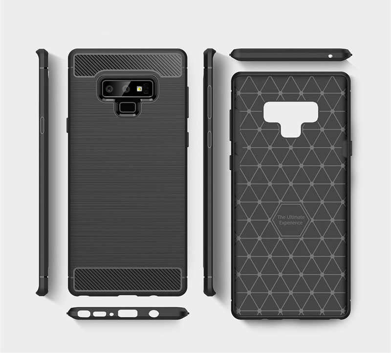 Galaxy Note 9 Kılıf Zore Room Silikon Kapak Gri