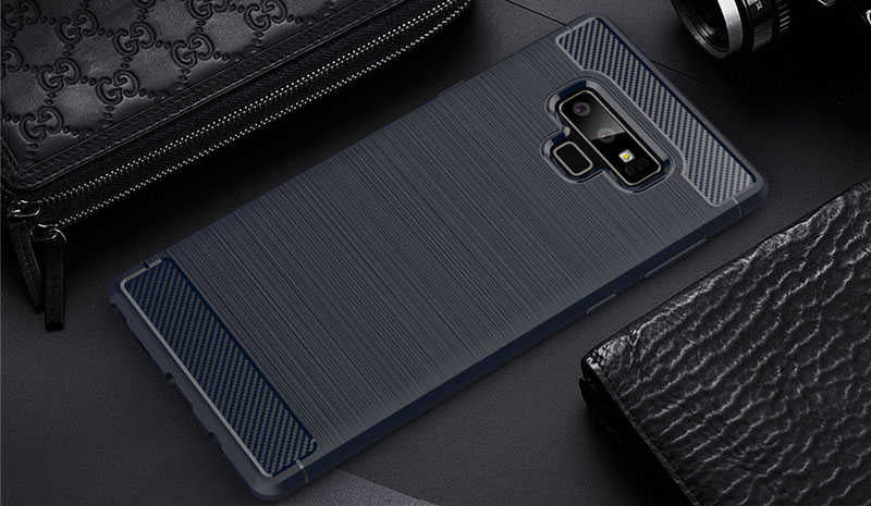 Galaxy Note 9 Kılıf Zore Room Silikon Kapak Lacivert