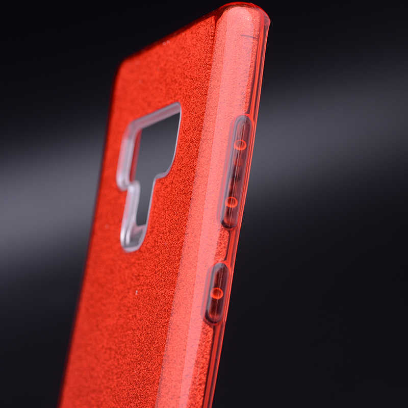 Galaxy Note 9 Kılıf Zore Shining Silikon Mor