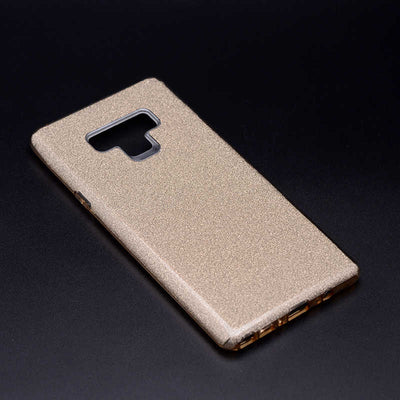 Galaxy Note 9 Kılıf Zore Shining Silikon Gold