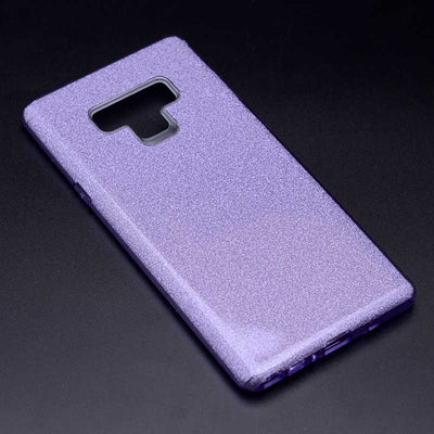 Galaxy Note 9 Kılıf Zore Shining Silikon Mor