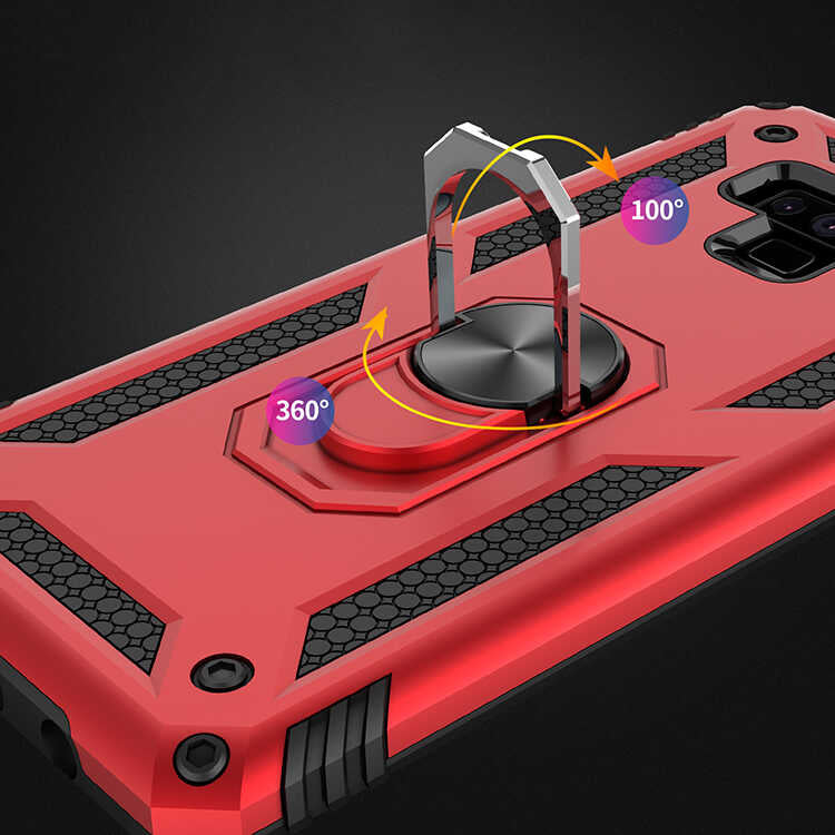 Galaxy Note 9 Kılıf Zore Vega Kapak Mavi