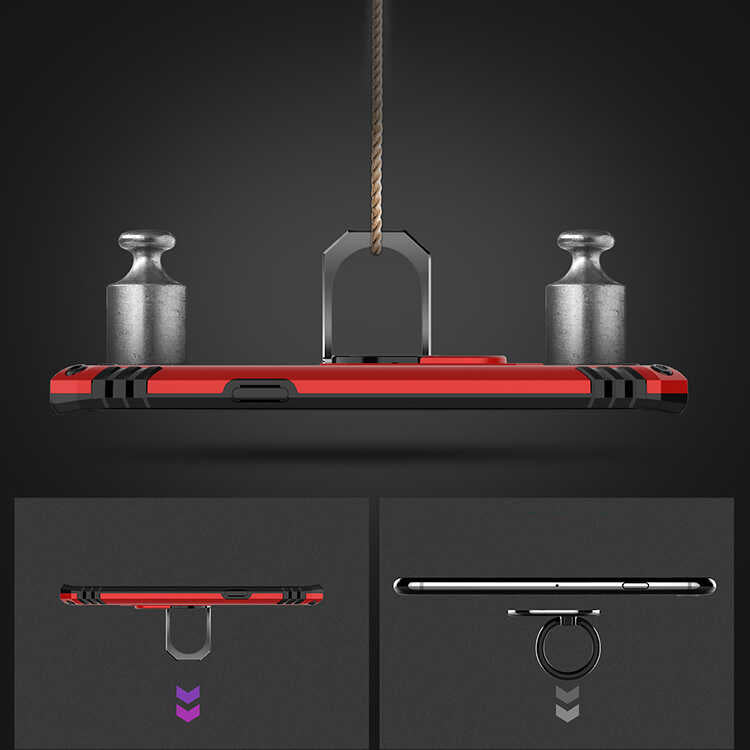 Galaxy Note 9 Kılıf Zore Vega Kapak Gri