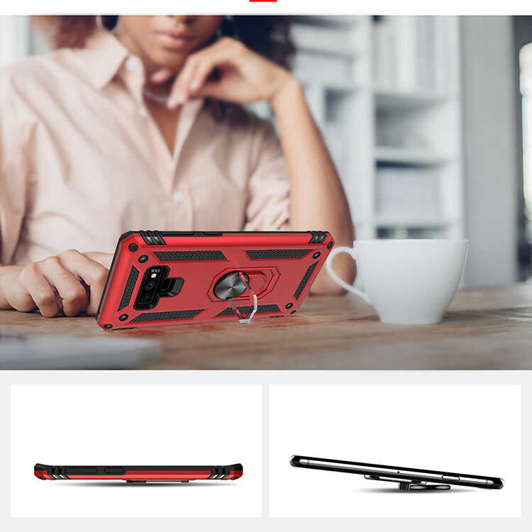 Galaxy Note 9 Kılıf Zore Vega Kapak Mavi