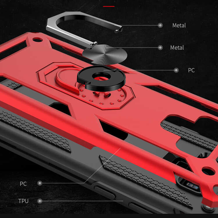 Galaxy Note 9 Kılıf Zore Vega Kapak Siyah