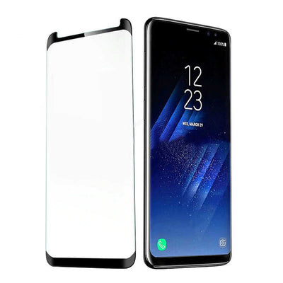 Galaxy Note 9 Zore Kavisli Full Yapışkanlı Cam Ekran Koruyucu Siyah