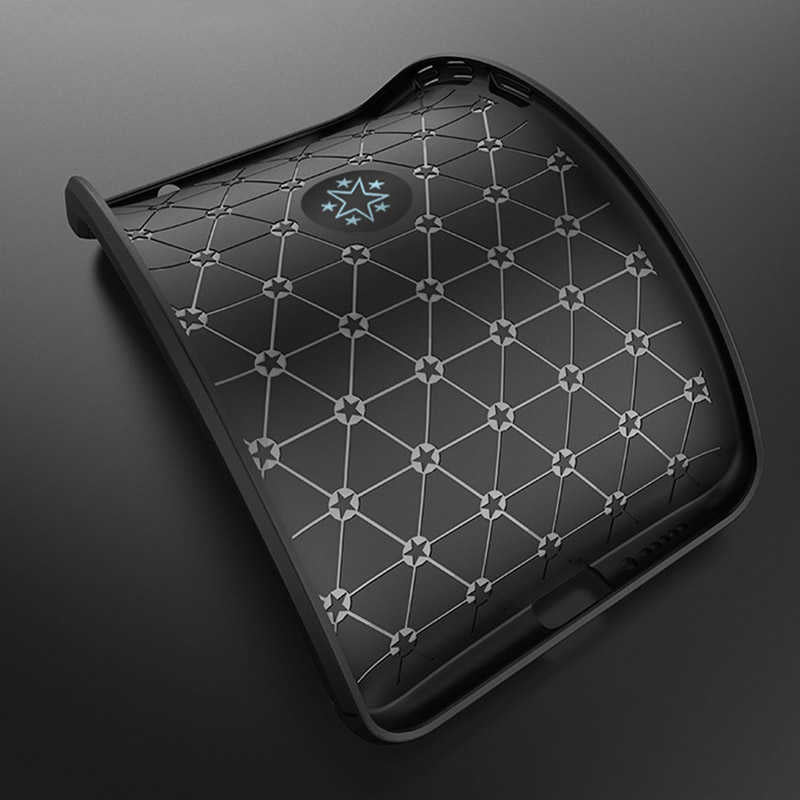 Galaxy Note 9 Kılıf Zore Ravel Silikon Kapak Siyah-Mavi