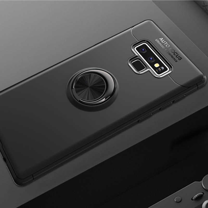 Galaxy Note 9 Kılıf Zore Ravel Silikon Kapak Siyah
