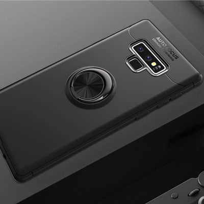 Galaxy Note 9 Kılıf Zore Ravel Silikon Kapak Siyah