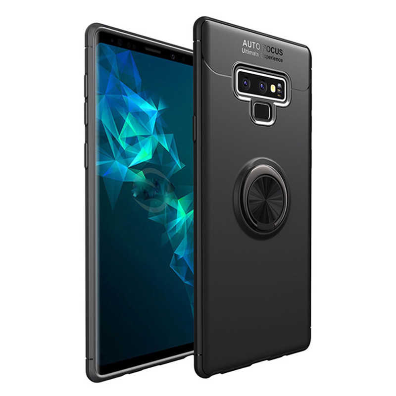 Galaxy Note 9 Kılıf Zore Ravel Silikon Kapak Siyah-Rose Gold