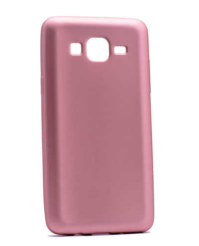Galaxy On5 Kılıf Zore Premier Silikon Kapak Rose Gold