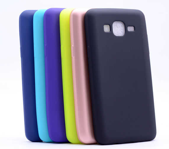Galaxy On5 Kılıf Zore Premier Silikon Kapak Mor