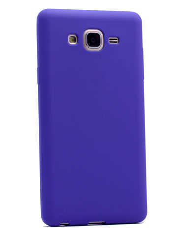 Galaxy On7 Kılıf Zore Premier Silikon Kapak Mor