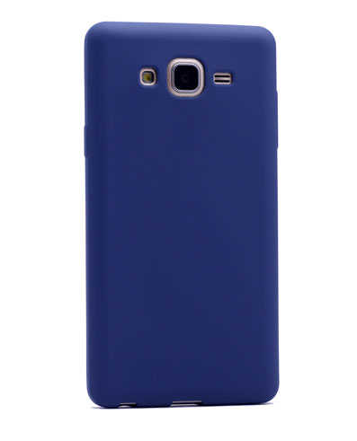 Galaxy On7 Kılıf Zore Premier Silikon Kapak Lacivert