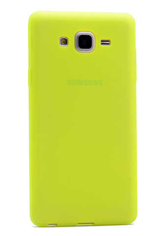 Galaxy On7 Kılıf Zore Premier Silikon Kapak Sarı