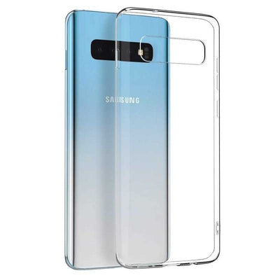 Galaxy S10 Kılıf Zore Süper Silikon Kapak Renksiz