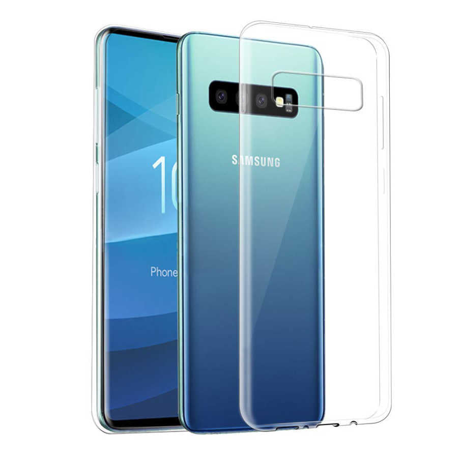 Galaxy S10 Kılıf Zore İmax Silikon Renksiz