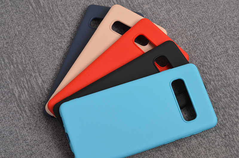 Galaxy S10 Kılıf Zore İnci Silikon Siyah