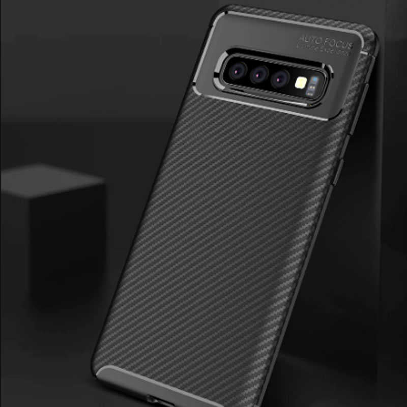 Galaxy S10 Kılıf Zore Negro Silikon Kapak Lacivert