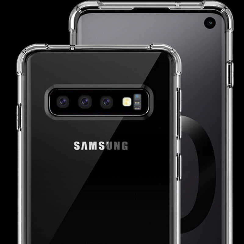 Galaxy S10 Kılıf Zore Nitro Anti Shock Silikon Renksiz