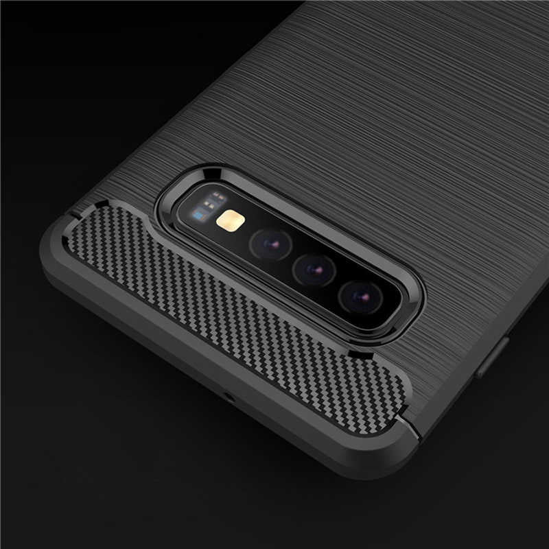 Galaxy S10 Kılıf Zore Room Silikon Kapak Gri