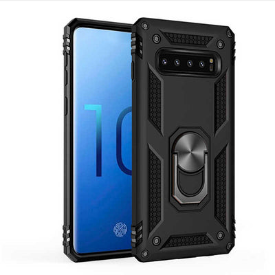 Galaxy S10 Kılıf Zore Vega Kapak Siyah