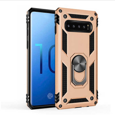 Galaxy S10 Kılıf Zore Vega Kapak Gold
