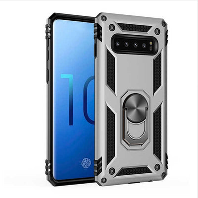 Galaxy S10 Kılıf Zore Vega Kapak Gri
