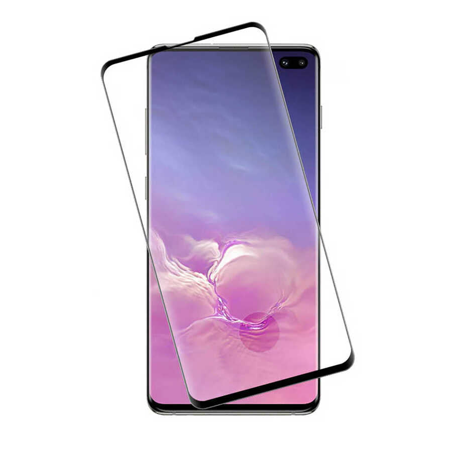 Galaxy S10 Plus Davin Seramik Ekran Koruyucu Siyah